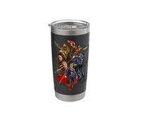 Justice League | Merch ufficiale DC Comics | WBJSL03 Bicchiere termico in acciaio inox doppia parete