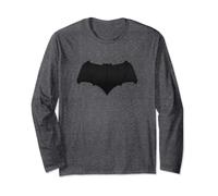 Justice League Movie Textured Batman Logo Maglia a Manica