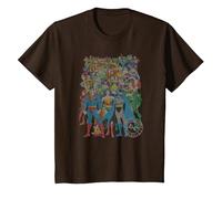 Justice League Original Universe Maglietta, Bambini, Marrone, 6 Anni
