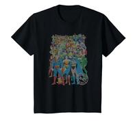 Justice League Original Universe Maglietta, Bambini, Nero, 8 Anni
