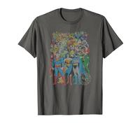 Justice League Original Universe Maglietta, Uomo, Asfalto, 3XL