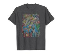Justice League Original Universe Maglietta, Uomo, Grigio Scuro, XL