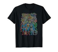 Justice League Original Universe Maglietta, Uomo, Nero, 3XL