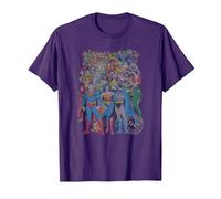 Justice League Original Universe Maglietta, Uomo, Viola, 3XL