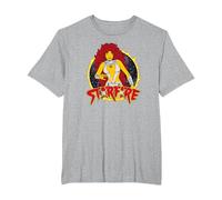 Justice League Starfire Maglietta, Uomo Taglie Grandi, Grigio Melange, 5X Tall