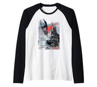 Justice League Superman Batman Double Feature Maglia con Maniche Raglan