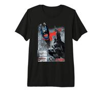 Justice League Superman Batman Double Feature Maglietta Premium