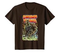 Justice League Swamp Thing Maglietta, Bambini, Marrone, 8 Anni