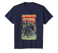 Justice League Swamp Thing Maglietta, Bambini, Navy, 4 Anni