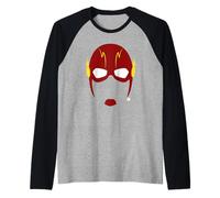 Justice League The Flash Large Face Mask Maglia con Maniche Raglan