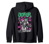 Justice League The Joker Die Laughing Felpa con Cappuccio