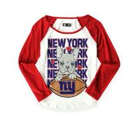 Justice Ragazze New York Giants T-Shirt, Bianco, Ragazzi (8-20), 16/18