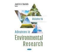 Justin A Daniel Advances in Environmental Research. Volume 9 (Copertina rigida)