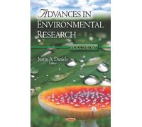 Justin A. Daniels Advances in Environmental Research (Copertina rigida)