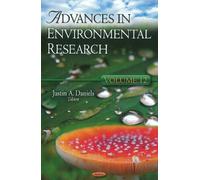 Justin A Daniels Advances in Environmental Research (Copertina rigida)
