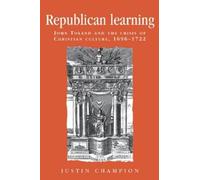 Justin Champion Republican Learning (Tascabile)