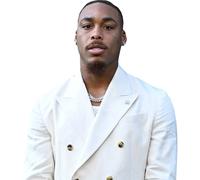 Justin Jefferson (White Suit) Half Body Buddy Cutout