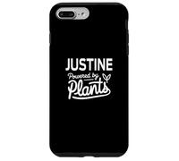JUSTINE Powered by Plants Personalized Gift For Plant Moms Custodia per iPhone 7 Plus/8 Plus