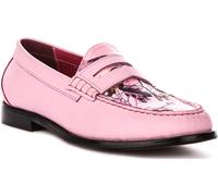 Justinreess England Gabriel Wildlife Art Print Mens Scarpe Trainer Rosa