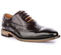 JUSTINREESS ENGLAND Giona 2 Smart Robuste Scarpe Formali da Uomo Nero UK 6 - 12