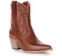 JUSTINREESS ENGLAND Nova Tacco Basso Robuste da Infilare Stivale Marrone UK 3 -
