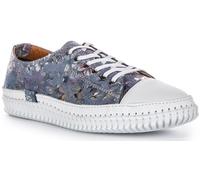 Justinreess Inghilterra Nexa Bassa Top Nubuck Scarpe Da Donna In Blu UK 3 - 8