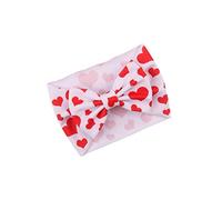JustMyDress Cerchietto per capelli a forma di cuore per San Valentino, per San Valentino, JHV02 (turbante bianco)