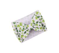 JustMyDress St.Patrick JHSP20 - Fascia per capelli con fiocco verde per bambine, con fiocco A2