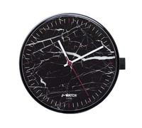 JUSTO Orologio j watch quadrante cassa modello grande mm 40 (MARMO NERO)