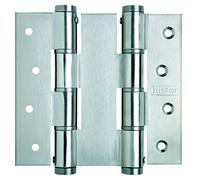 Justor DA - Cerniera bidirezionale 120 mm, colore: Inox