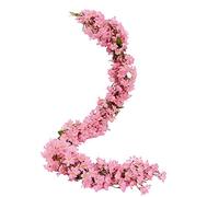 JUSTOYOU 2pz Ghirlanda Artificiale di Ciliegio Sakura, 2 PCS, 5.7FT, Decorazione per Matrimonio e Casa