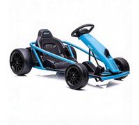 JustSmart Go-Kart elettrico bambini 24V 2x300W blu per bambini 6-12 anni