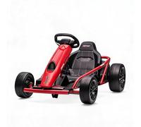 JustSmart Go-Kart elettrico bambini 24V 2x300W rosso per bambini 6-12 anni