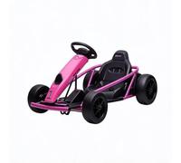 JustSmart Go-Kart elettrico per bambini 24V 2x300W drift rosa 6-12 anni