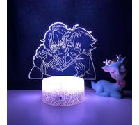 JUSTUP 3D LED Illusion Lamp Anime Seraph of the End Night Light Remote Control Children's Bedroom Decorative Lamp --- Crack Seat