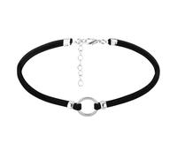 JUSTUSNX Collana girocollo nera in metallo, stile gotico, vintage, in velluto, accessorio per Halloween, per donne e ragazze, Metallo