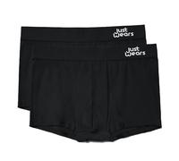 JustWears Trunks - Pack of 3 | Anti Chafing No Ride Up Organic Underwear for Men Everyday Wear or Sports Like Walking, Cycling & Running | all Black | X-Large