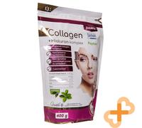 Jutavit Collagene Acido Ialuronico Fragola Gusto 400g Hair Pelle Unghie Giunture