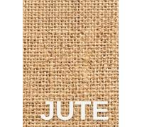JUTE: Decorative Hardcover Book for Coffee Table Styling | Warm Woven Jute Aesthetic for Boho, Coastal & Tropical Modern Interiors | Stackable Display ... for Living Room, Sunroom & Beach House Decor