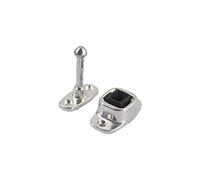 Jutta Fermaporta universale, morsetto a clip per roulotte, camper, camper, barca, yacht, casa e giardino (grande, alto, 1 pezzo)