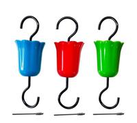 Juuewrryg Ant Moat - 3 pezzi per mangiatoie per colibrì, mangiatoia per colibrì, protezione contro le formiche, mangiatoia per colibrì, protezione contro le formiche, ganci in plastica da appendere