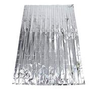 Juuewrryg Coperta di emergenza, il colore dei due è argento, dimensioni: L(210 x 140 cm)