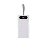 Juuewrryg Scatola di Batteria DIY da 22,5 W con Carica e Display LCD Custodia per Batteria Mobile Rimovibile per 28 Batterie 18650 Alloggiamento Esterno B