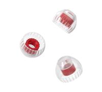 Juuewrryg Tappi per le orecchie in silicone, doppia struttura di supporto, punte in schiuma di memoria per auricolari, 3 paia di tappi per auricolari, taglia M.