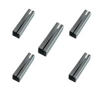 JUVA Manicotto di compensazione in ferro per l'inserimento - H5041 | acciaio grezzo | lunghezza 15 mm | manicotto di adattamento per il montaggio a posteriori da 8 a 9 mm