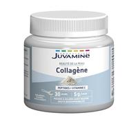 Juvamine - Collagene Vitamina C in Polvere - Bellezza della Pelle ed Elasticità - Contribuisce e Supporta Tonicità e Luminosità - 150 g - Programma da 30 a 60 Giorni