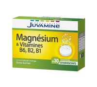 Juvamine Magnesium & Vitamine B6 B2 B1 30 compresse effervescenti - Integratore