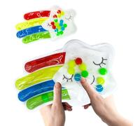 Juvanovo Giocattoli Sensoriali di Ordinamento dei Colori, Gioco Classificazione Colori, Giocattolo Fidget di Stella, Giocattoli Montessori, Giocattolo Antistress, Giochi Sensoriali per Autismo ADHD