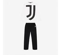 JUVE Pigiama Completo Manica Lunga Uomo - Maxi Logo - Prodotto Esclusivo 2021/2022-100% Originale - 100% Prodotto Ufficiale - Scegli la Taglia