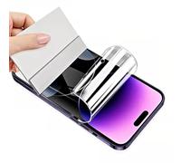 JUVENPROTO Confezione da 3 pellicole protettive per Motorola Edge 50 Fusion 5G in TPU, sblocco delle impronte digitali, HD, trasparenti, antigraffio, senza bolle, ultra sottili, facili da installare
